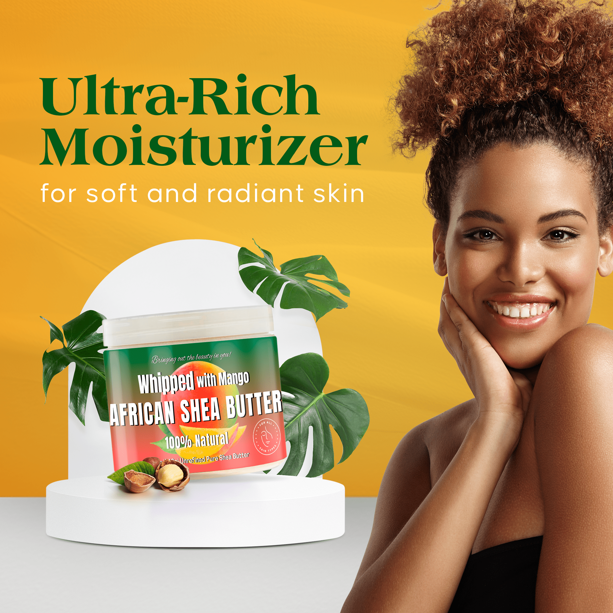 Whipped African Shea Butter w/ Mango