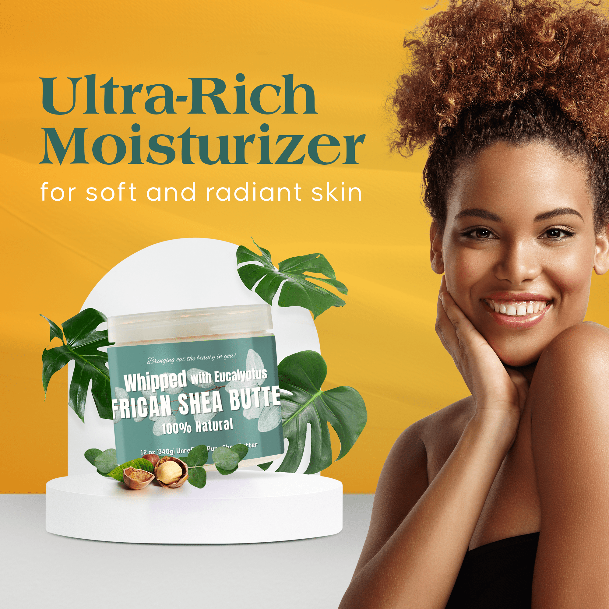 Whipped African Shea Butter w/ Eucalyptus