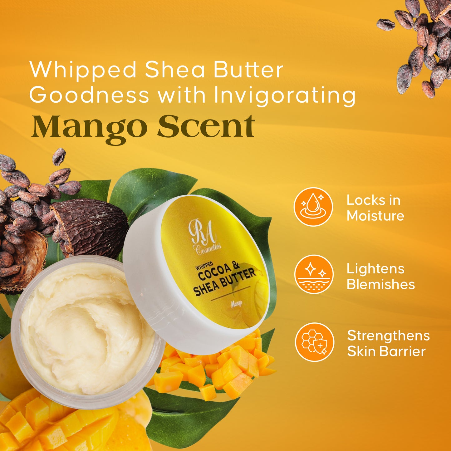 Whipped Cocoa & Shea Butter w/ Mango