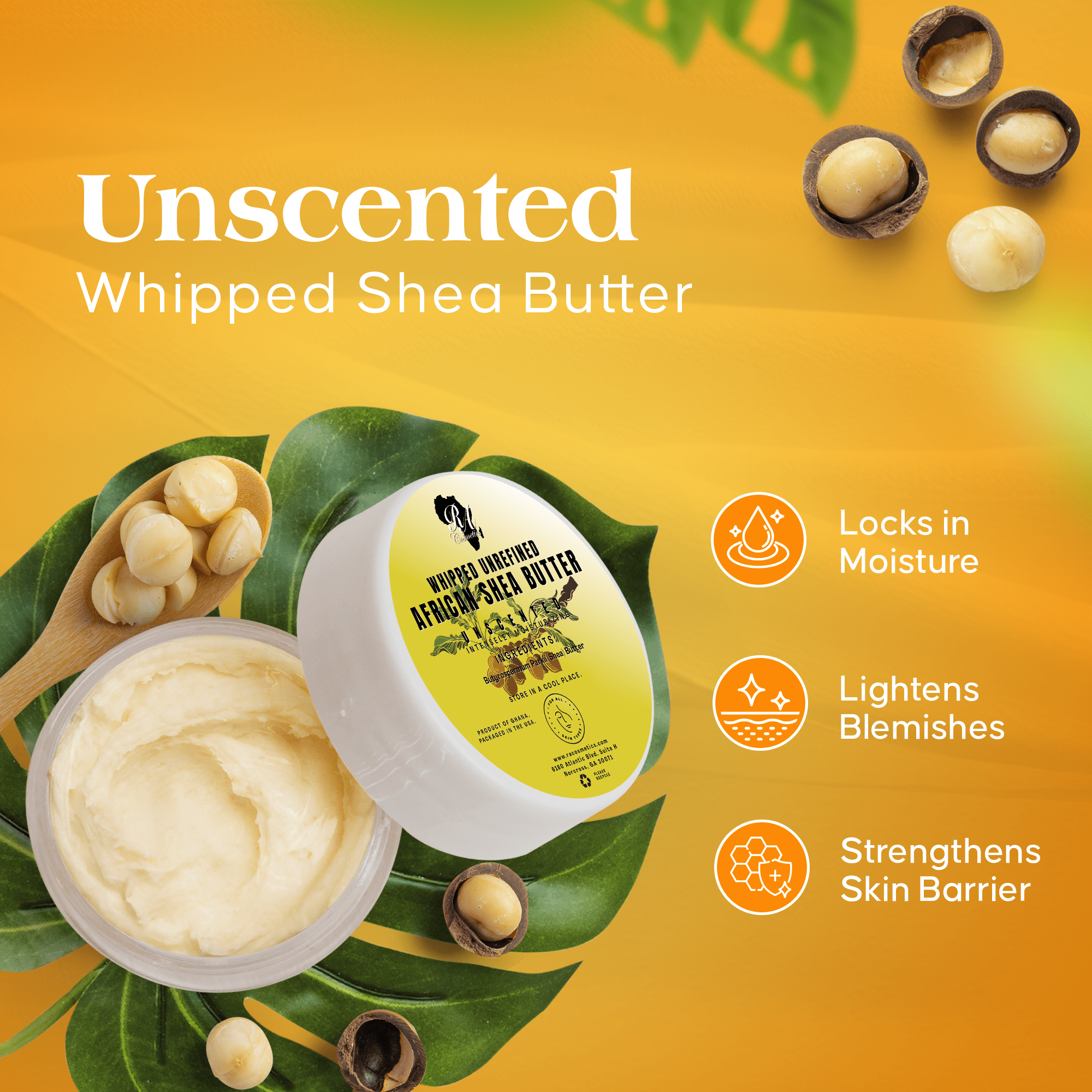 Whipped African Shea Butter - Unscented