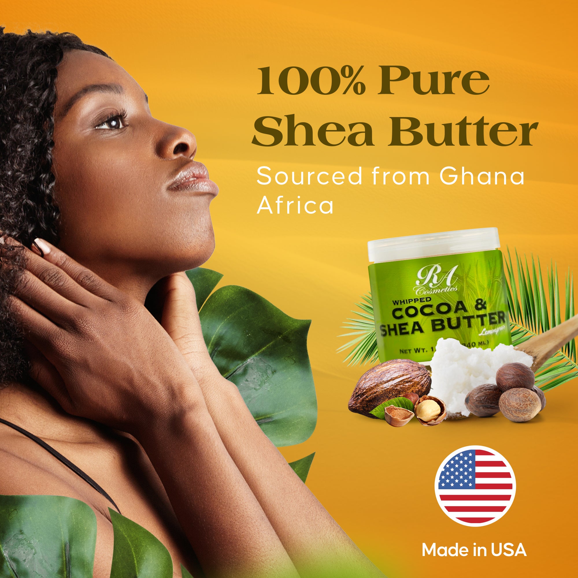 Whipped Cocoa & Shea Butter w/ Lemongrass