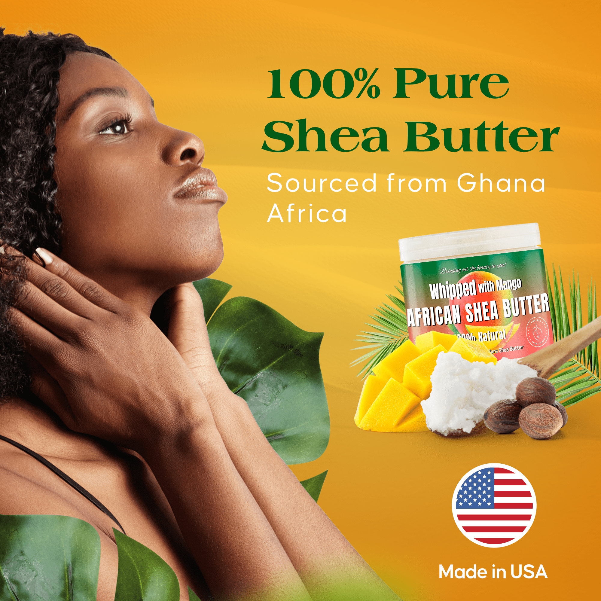 Whipped African Shea Butter w/ Mango