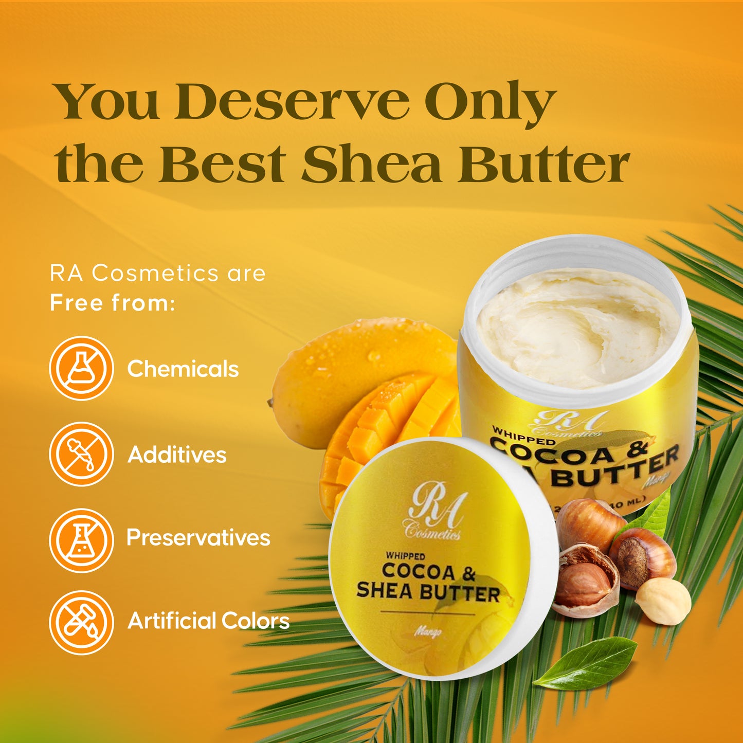 Whipped Cocoa & Shea Butter w/ Mango
