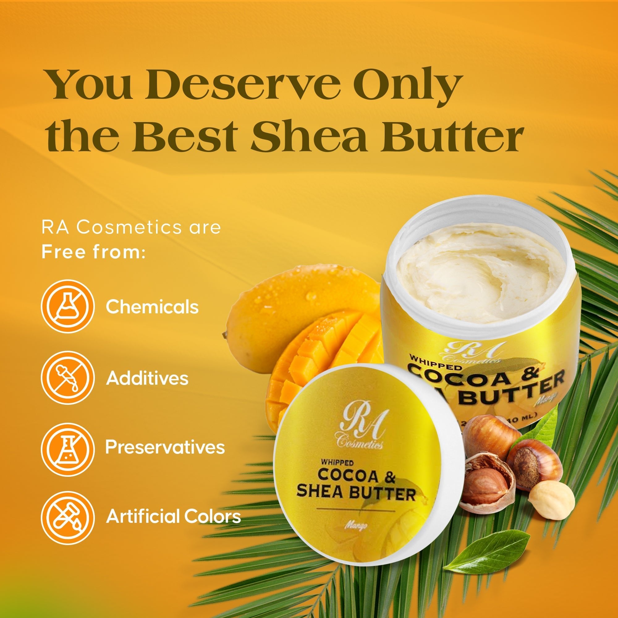 Whipped Cocoa & Shea Butter w/ Mango