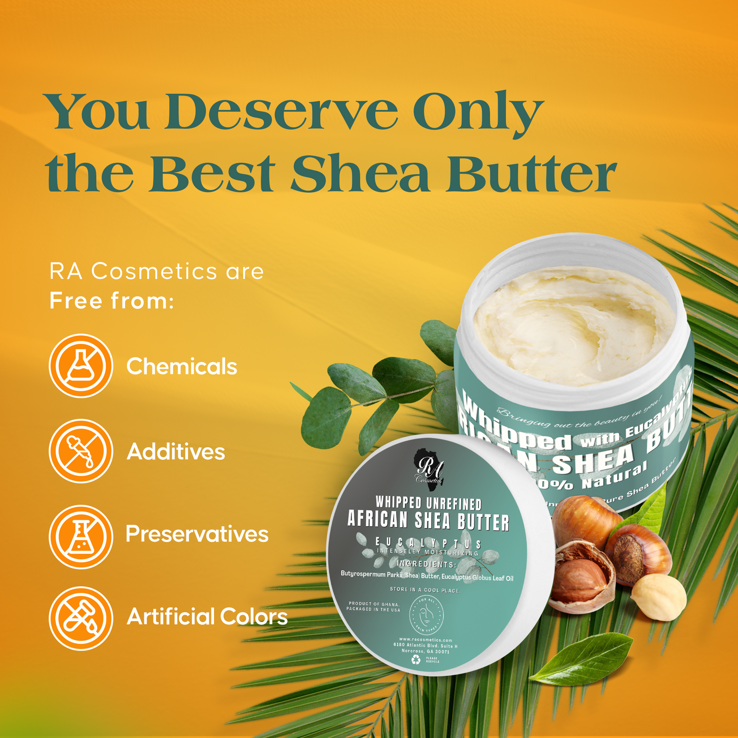 WHIPPED SHEA BUTTER - EUCALYPTUS