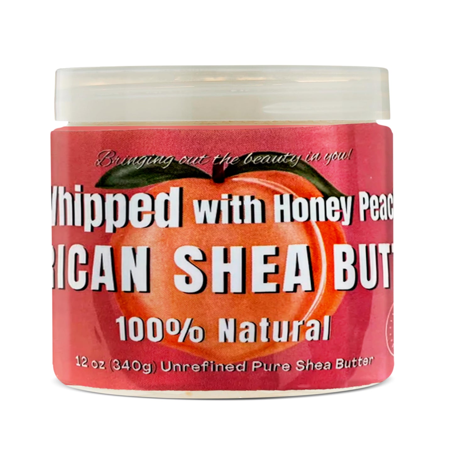 Whipped African Shea Butter w/ Honey Peach