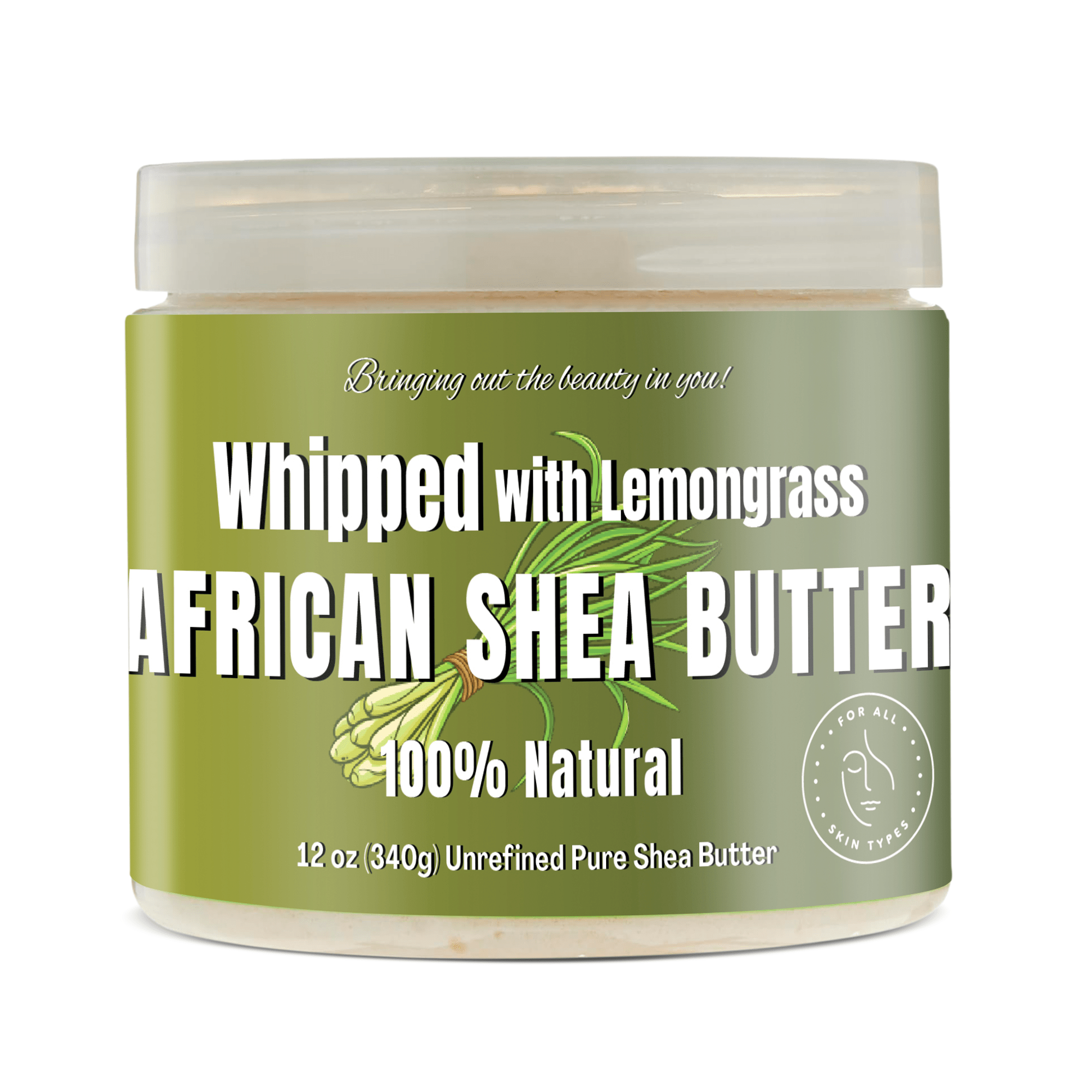 Whipped African Shea Butter w/ Lemongrass