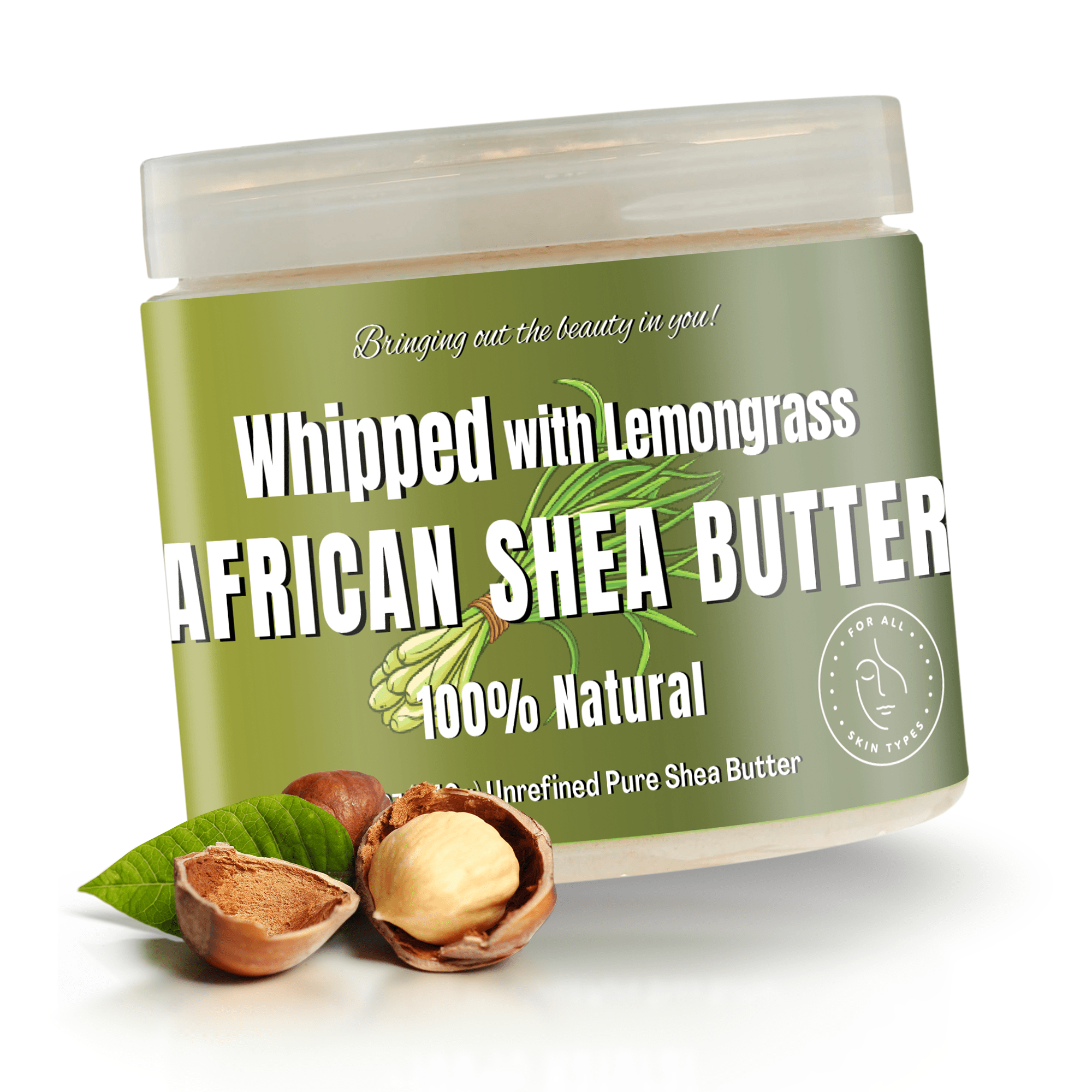 Whipped African Shea Butter w/ Lemongrass