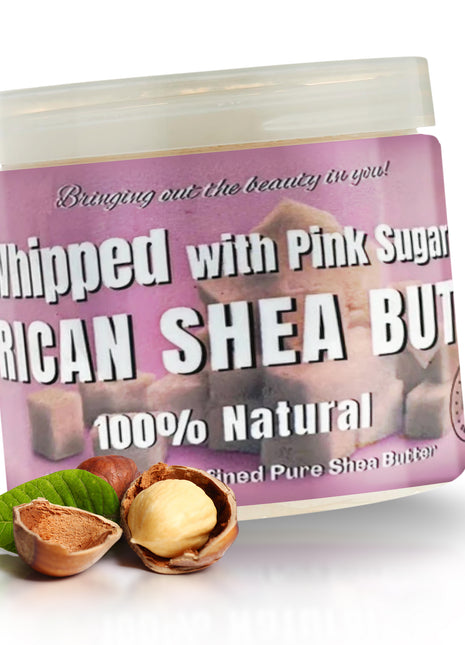 Whipped African Shea Butter w/ Pink Sugar