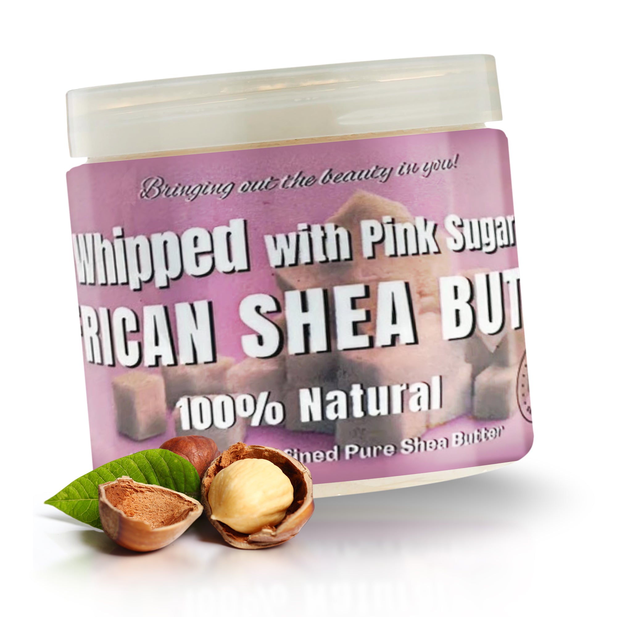 Whipped African Shea Butter w/ Pink Sugar