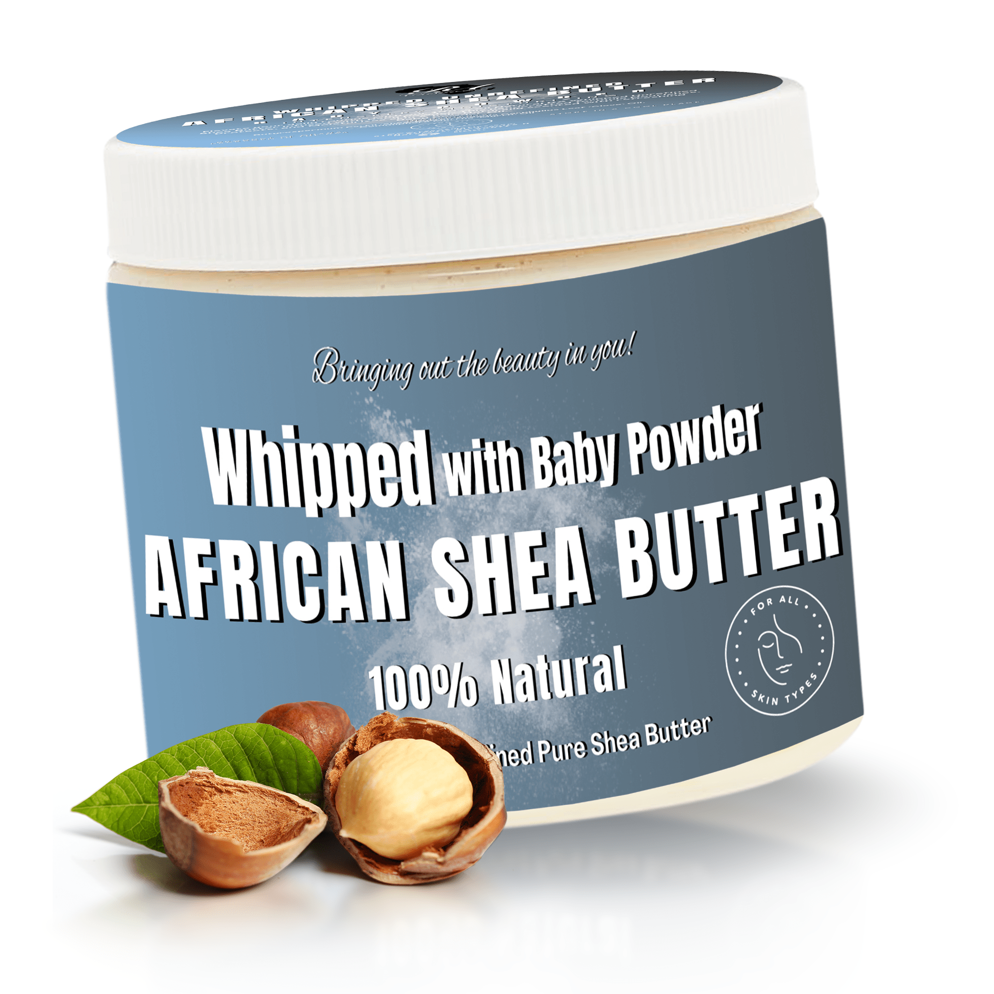 Whipped African Shea Butter w/ Baby Powder