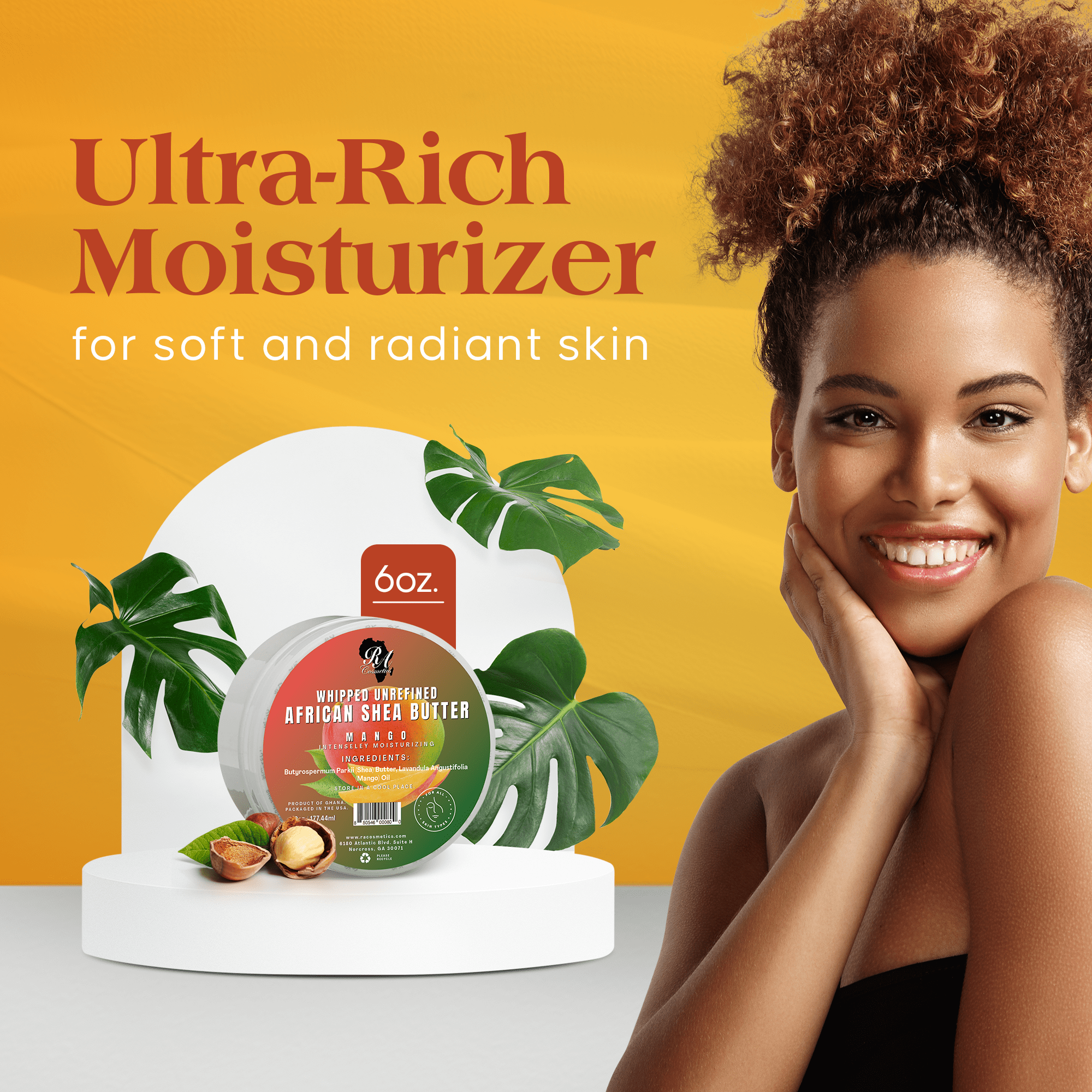 Whipped African Shea Butter w/ Mango