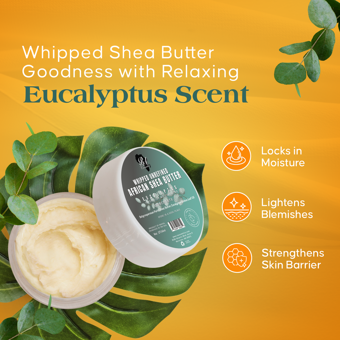 WHIPPED SHEA BUTTER - EUCALYPTUS