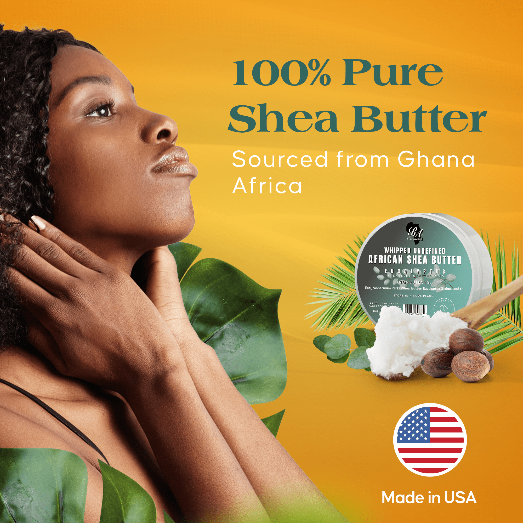 Whipped African Shea Butter w/ Eucalyptus