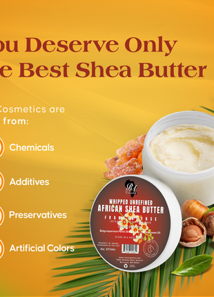 Whipped African Shea Butter w/ Frankincense