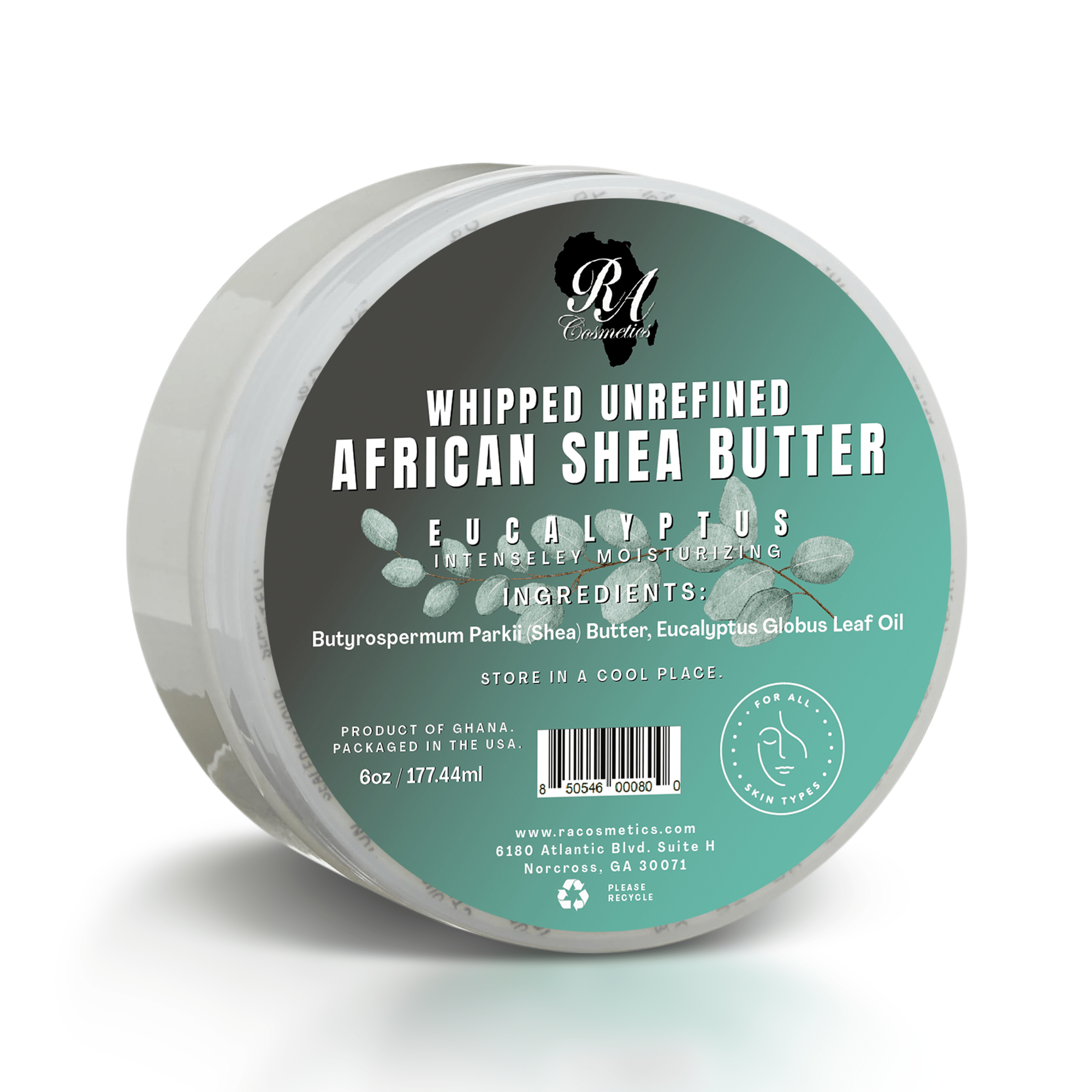 Whipped African Shea Butter w/ Eucalyptus