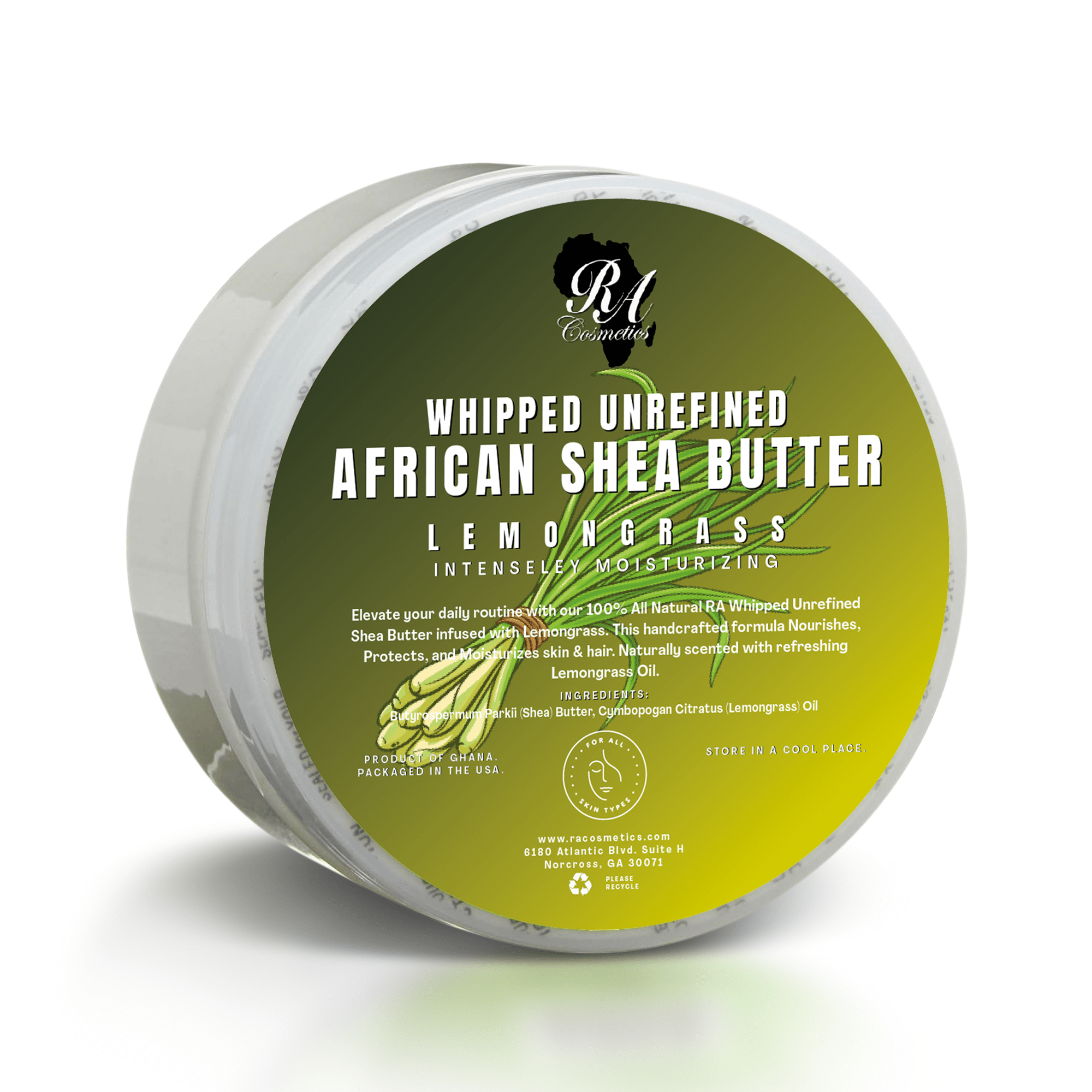 Whipped African Shea Butter w/ Lemongrass