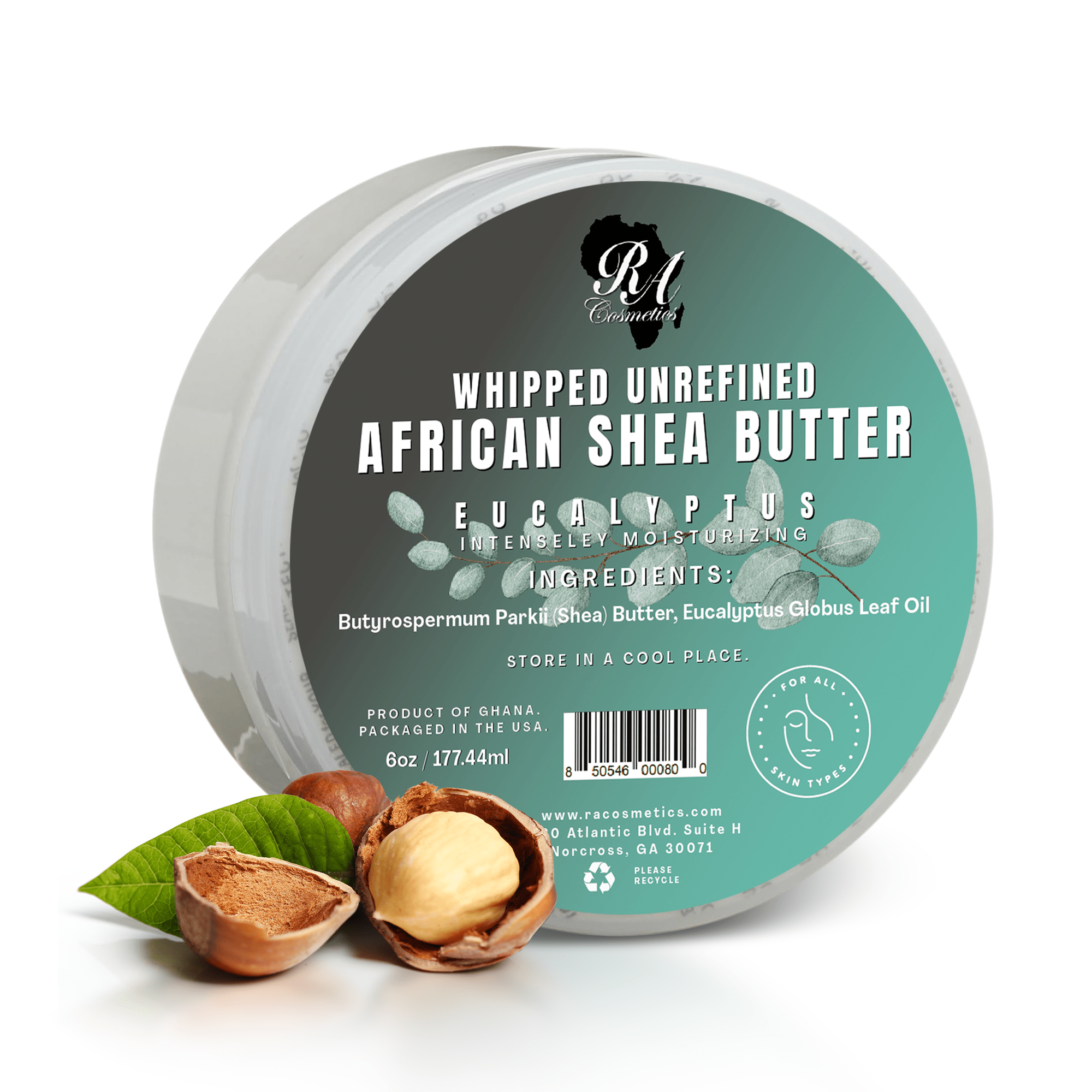 Whipped African Shea Butter w/ Eucalyptus