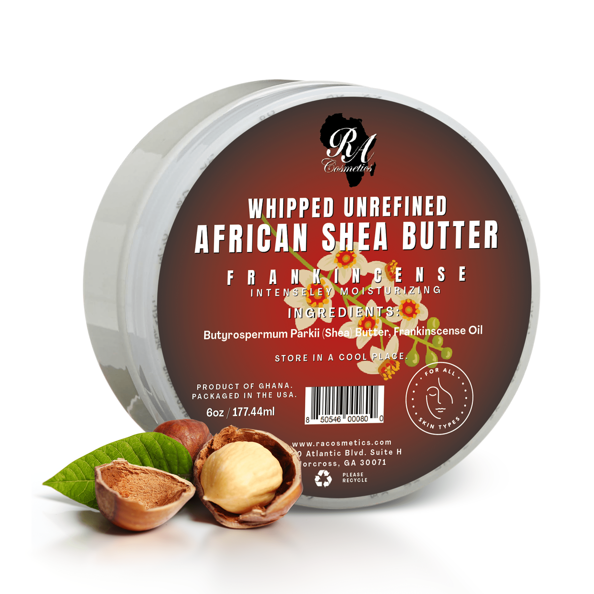 Whipped African Shea Butter w/ Frankincense
