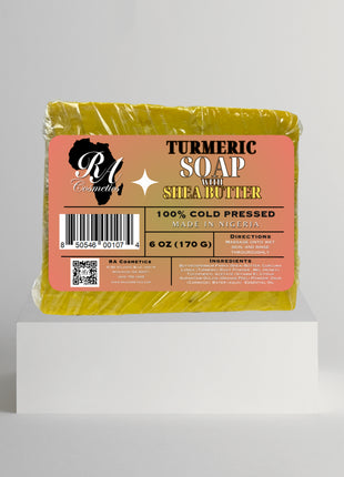 100% Turmeric & Shea Butter Healing Soap Bar