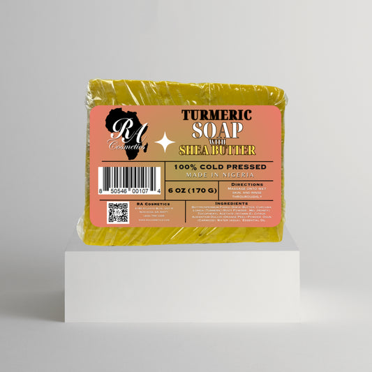 100% Turmeric & Shea Butter Soap Bar