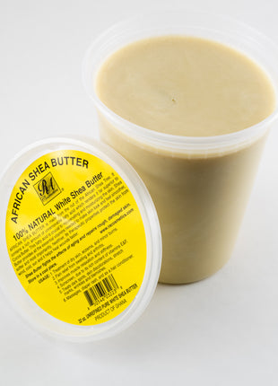 100% Natural African Shea Butter - Ivory Solid - Pure & Unrefined