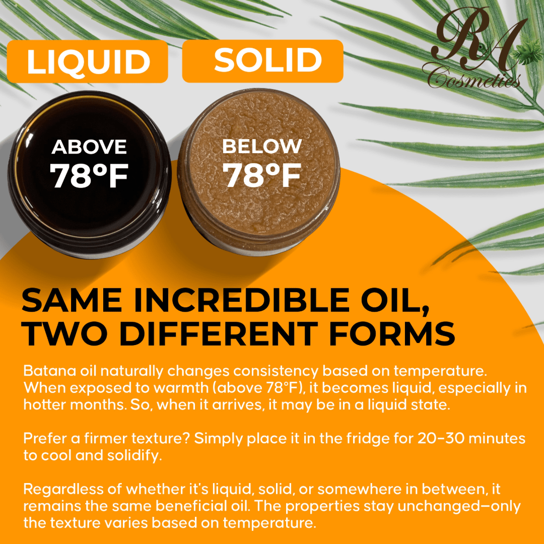 100% Raw Batana Oil for Hair Growth, Strength & Shine – Sourced from Honduras