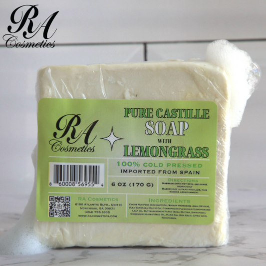 Pure Castille Soap Bar w/ Lemongrass