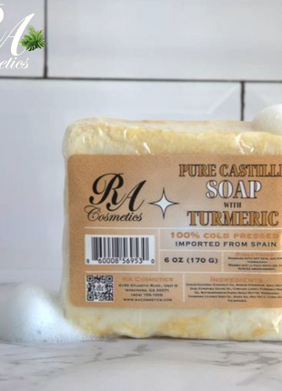 Pure Castille Soap Bar w/ Turmeric