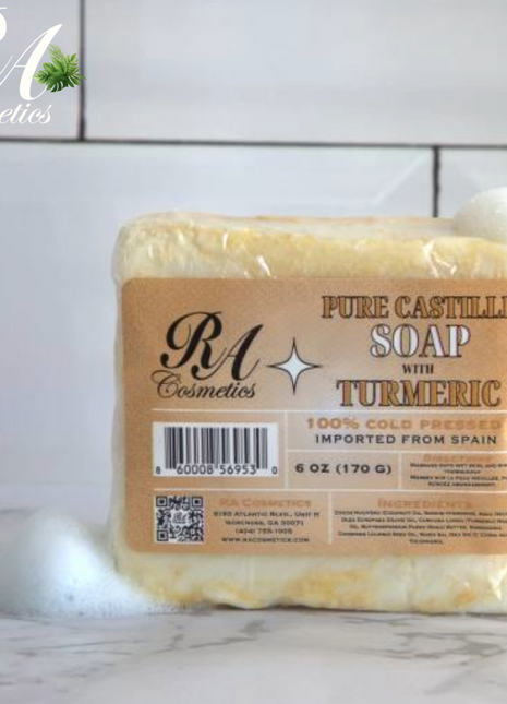 Pure Castille Soap Bar w/ Turmeric