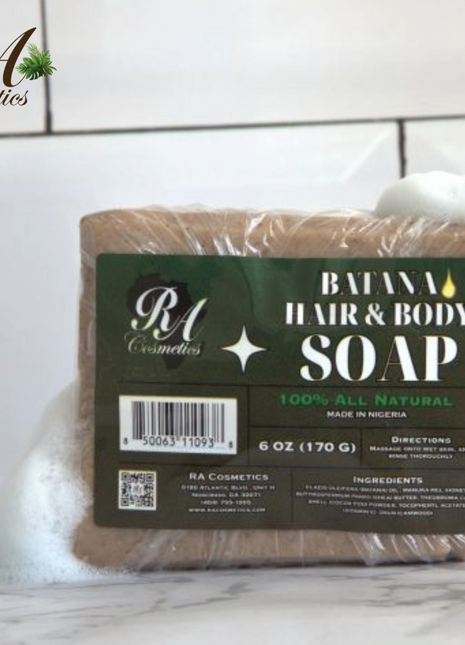 100% Batana Hair & Body Natural Soap Bar