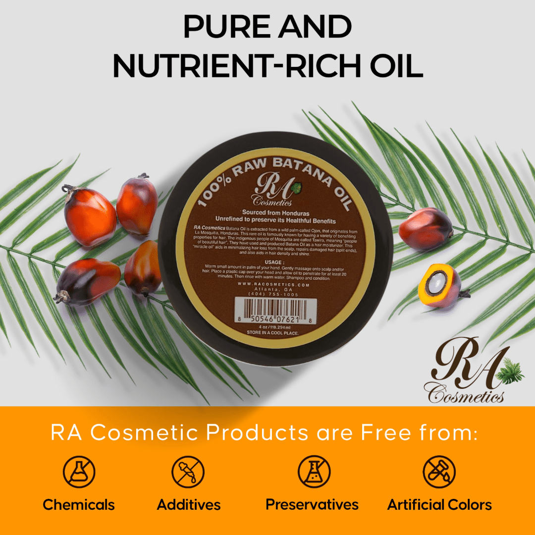 100% Raw Batana Oil for Hair Growth, Strength & Shine – Sourced from Honduras