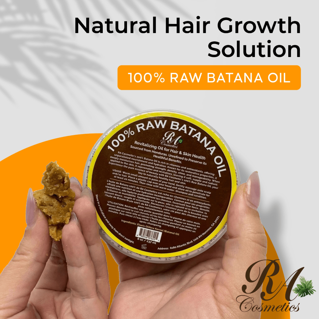 Batana Trio - Raw Batana Oil 4oz, 2 in 1 Shampoo/Conditioner, Leave In