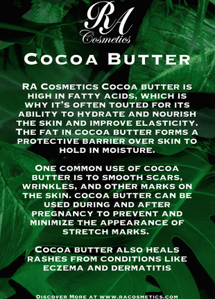 100% Natural Cocoa Butter (Bulk)