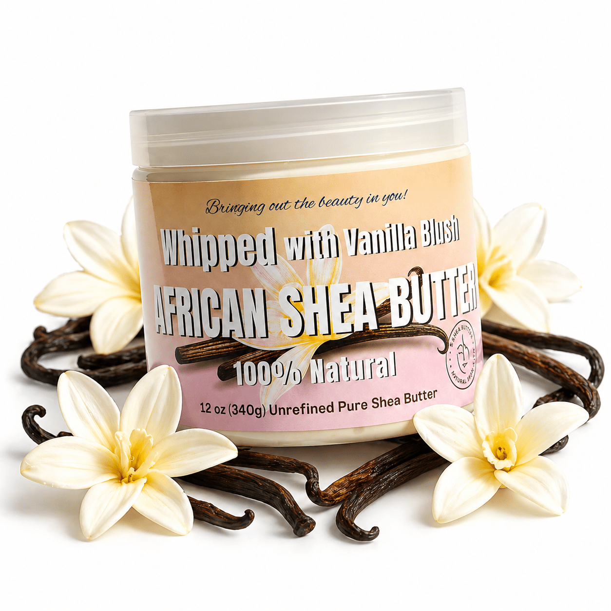 Whipped African Shea Butter w/ Vanilla Blush