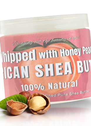 Whipped African Shea Butter w/ Honey Peach