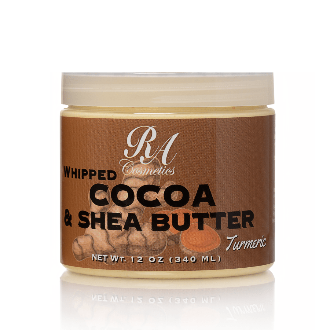 Jar of RA Cosmetics Whipped Cocoa & Shea Butter on a white background