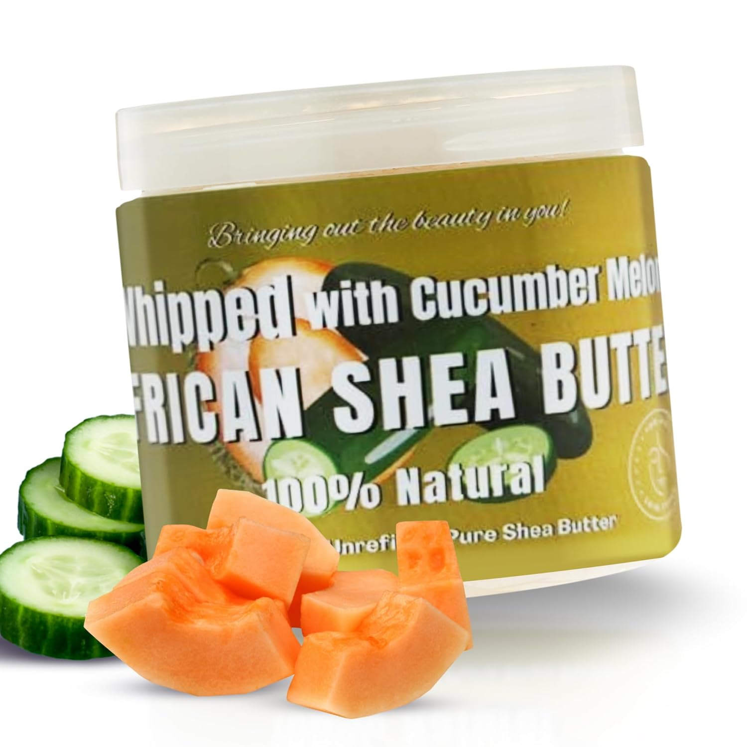Whipped African Shea Butter w/ Cucumber Melon