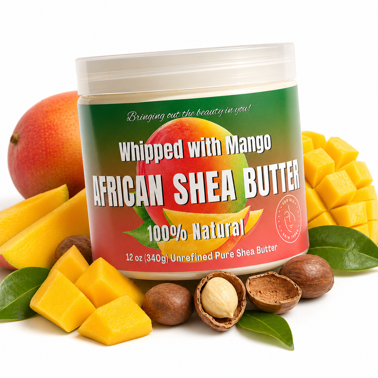 Whipped African Shea Butter w/ Mango