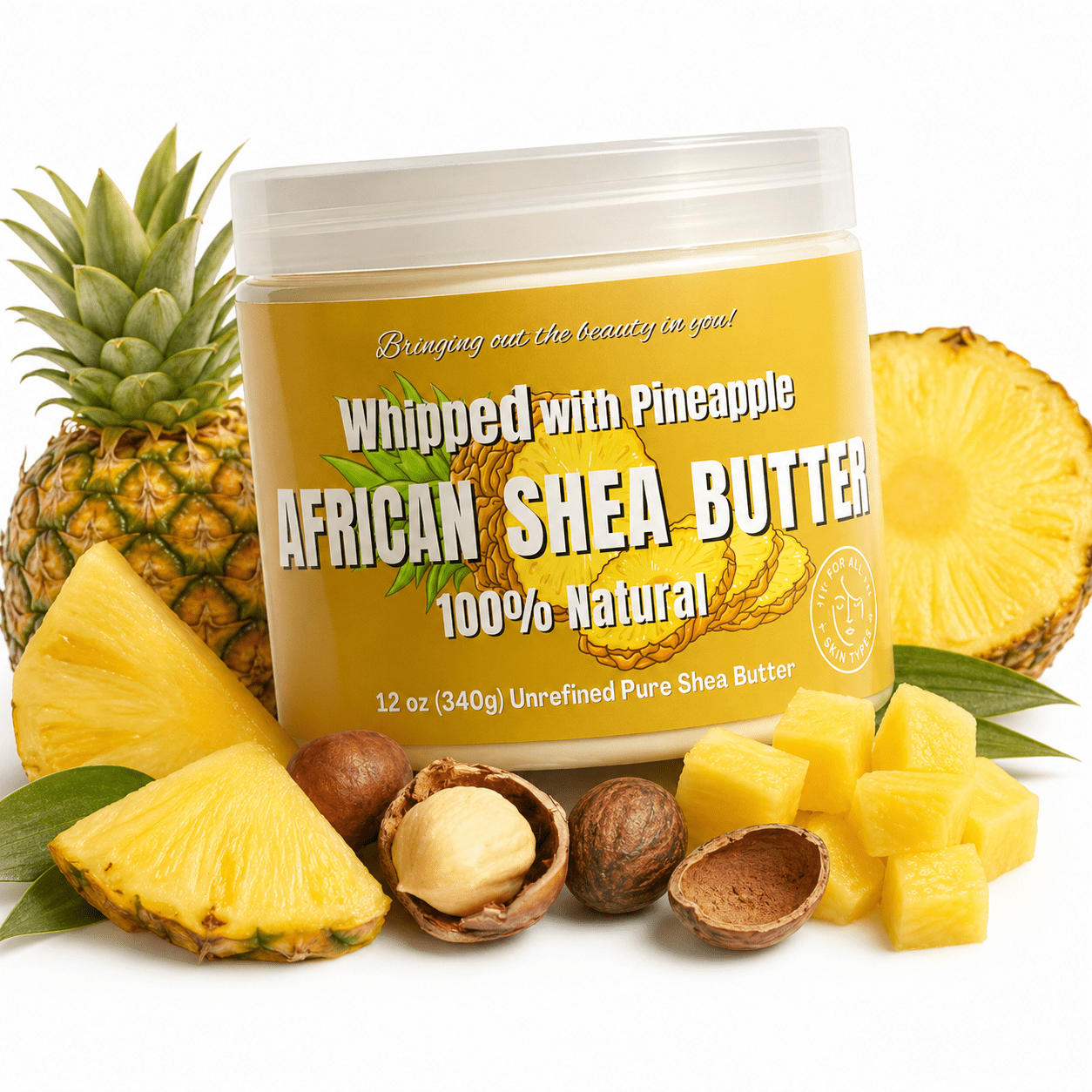 Whipped African Shea Butter w/ Pineapple
