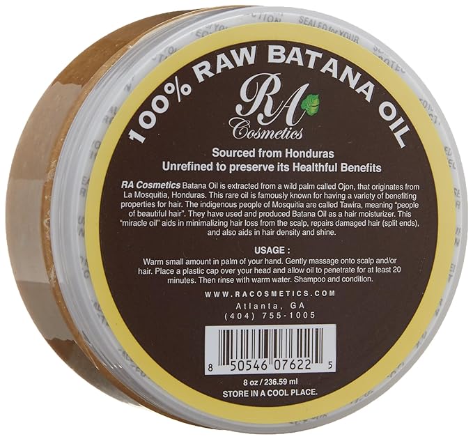 100% Raw Batana Oil for Hair Growth, Strength & Shine – Sourced from Honduras