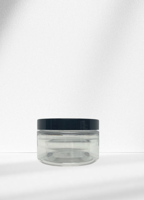 2 oz Plastic Jars w/ Black Closure