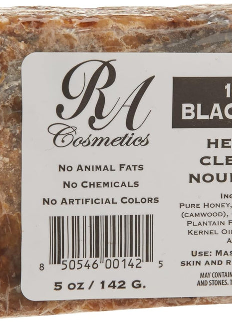 100% African Black Soap Bar - Unscented