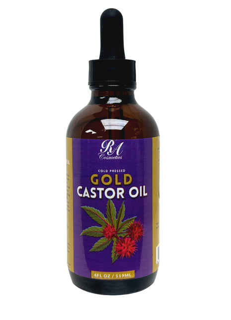 Organic Gold Castor Oil - Cold Pressed