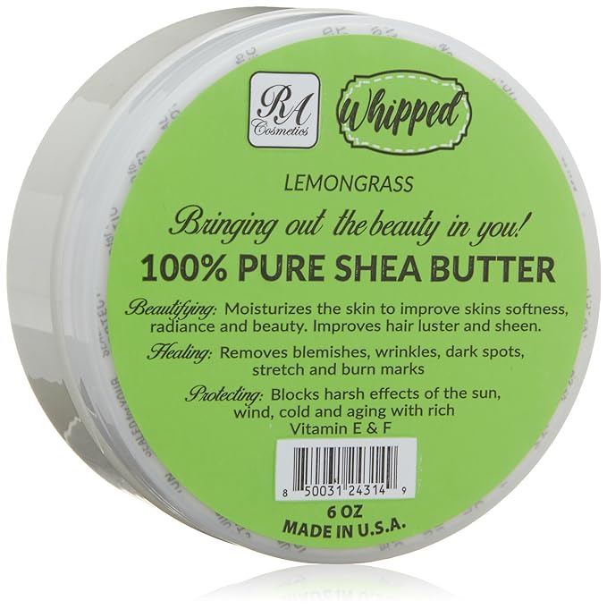 Whipped African Shea Butter w/ Lemongrass