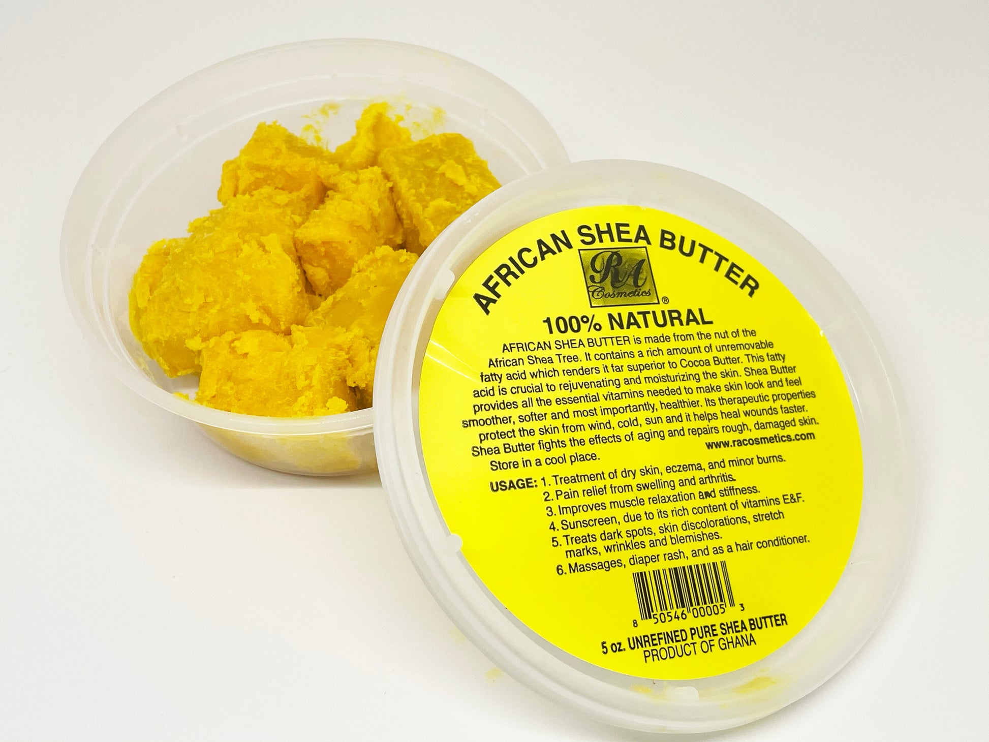 Better Shea Butter Yellow Shea Butter | Authentic, African, Unrefined | Use  for Hair, Soap Making, DIY Lotions | 1 LB (16 oz) block